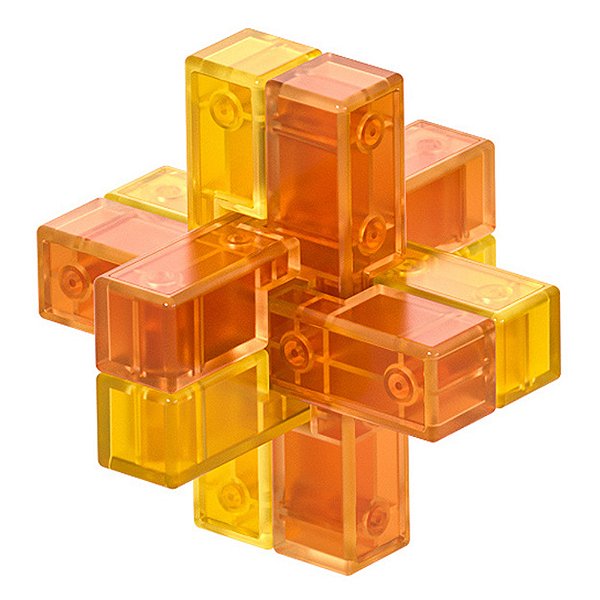 Puzzle Kong Ming Lock Qiyi - Six Pieces - Pale Moon