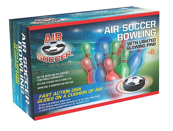Kit Boliche com Disco Flutuante e Pinos Iluminados