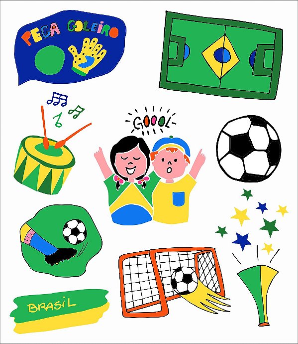 Tatuagem Temporária Copa do Mundo - Pega Goleiro - Tatufun