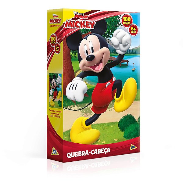 Quebra-Cabeça 100 Peças Encapado - Mickey