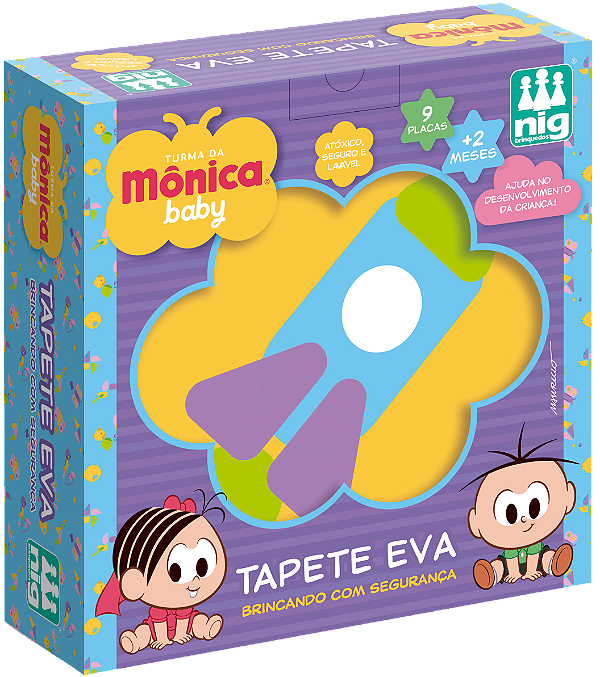 EVA Tapete Baby - Turma da Monica Baby - Nig Brinquedos