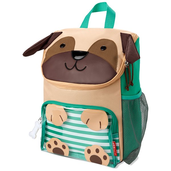 Mochila Escolar Zoo Cachorro Pug