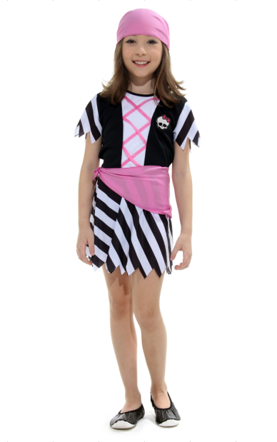 Fantasia Infantil Pirata Pink