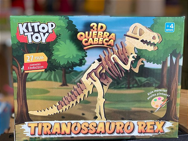 Quebra-Cabeça 3D TIRANOSSAURO REX