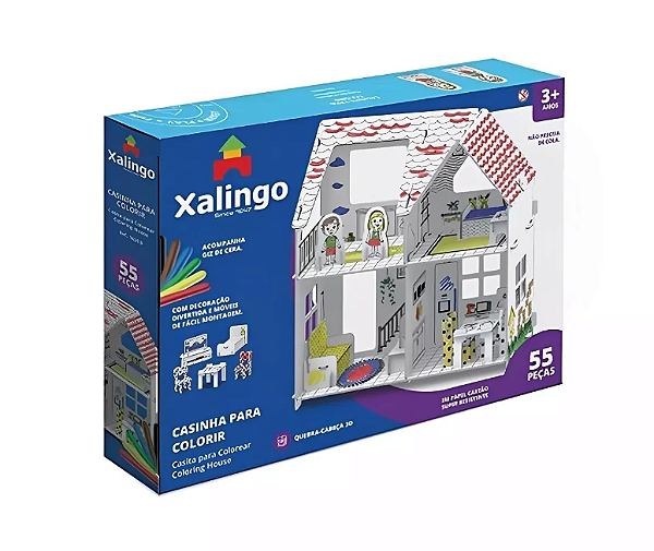 PlaySet Casinha para Colorir