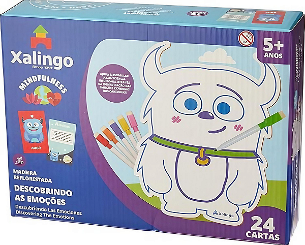 Quadro para Colorir Descobrindo as Emoções