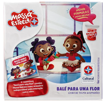 Livro com Massa Estrela Ballet