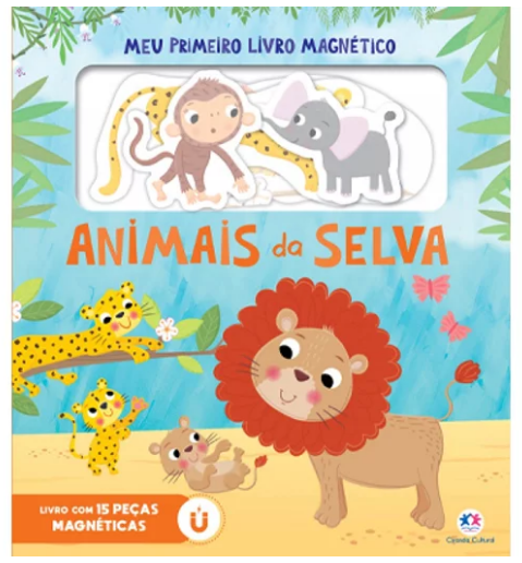 Livro Magnético Animais da selva