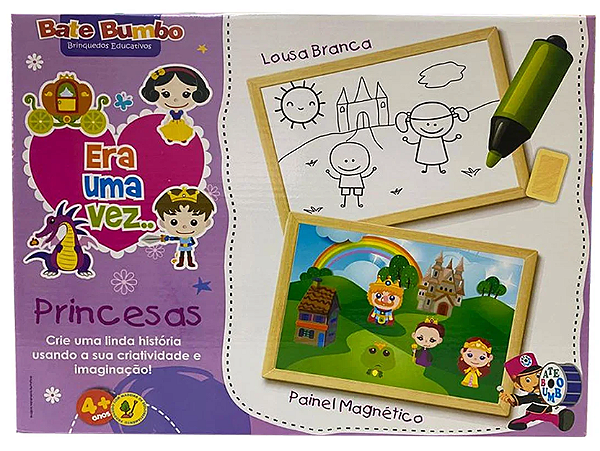 Painel Magnético Era Uma Vez Princesas