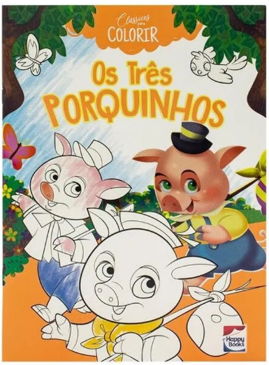 Clássicos para Colorir: Os Três Porquinhos
