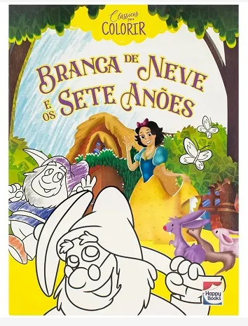 Clássicos para Colorir: Branca de Neve e os Setes Anões