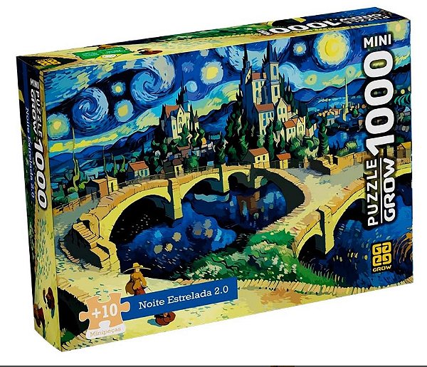 Quebra-cabeça 1000 Peças Mini - Noite Estrelada 2.0