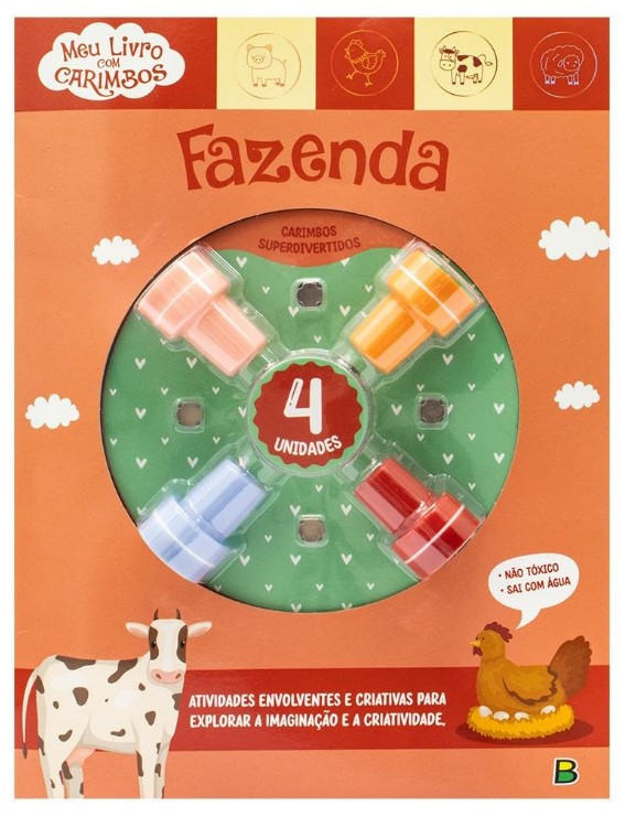 Meu Livro com Carimbos: Fazenda
