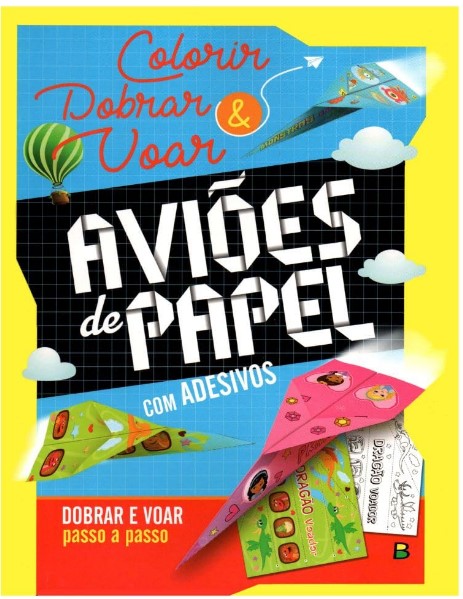 Colorir e Dobrar: Aviões de Papel