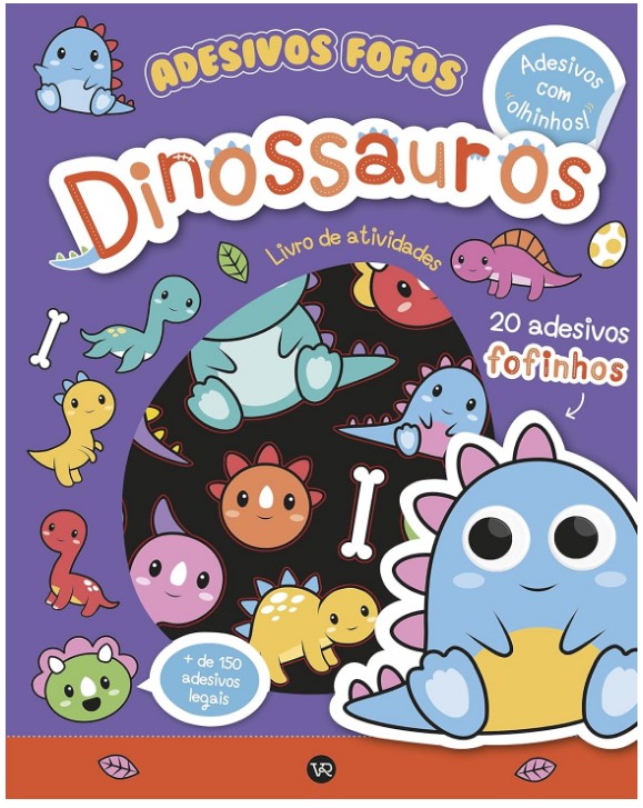 Adesivos Fofos: Dinossauros