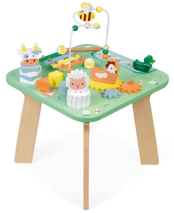 Mesa de Atividades Fazendinha de Madeira