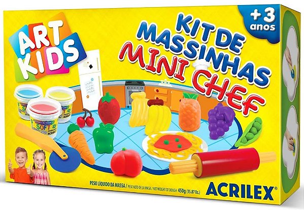 Kit de Massinhas Mini Chef