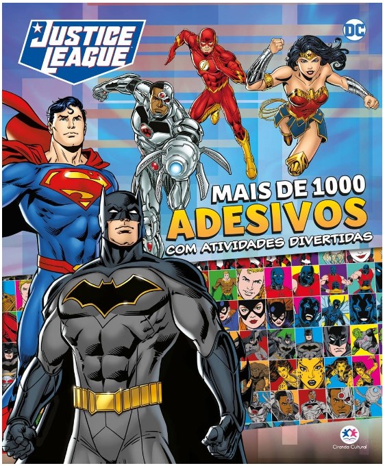 Liga da Justiça - Mais de 1000 adesivos