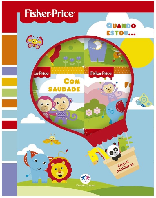 Box 6 Mini Livros - Fisher-Price - Quando Estou...