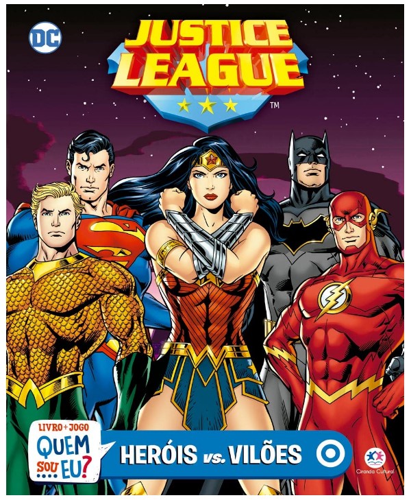 Liga da Justiça - Heróis vs Vilões - Jogo Quem Sou Eu?