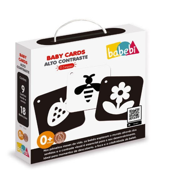 Baby Cards Alto Contraste - 0 à 3 meses