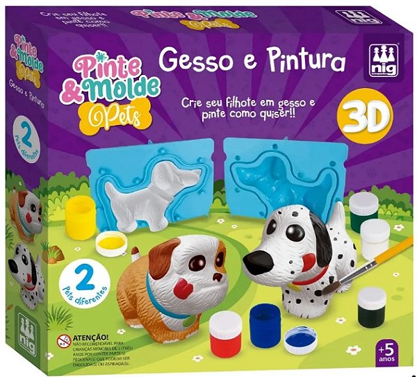 Pinte e Molde Pets