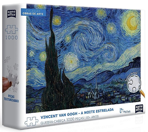 Quebra-Cabeça 1000 Peças - Vincent Van Gogh - A Noite Estrelada