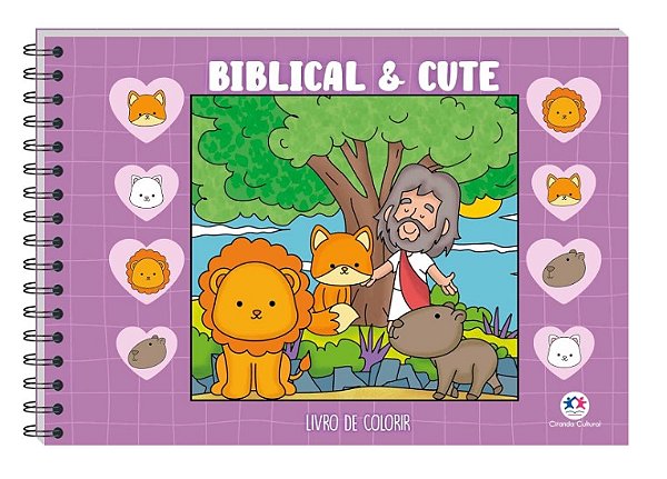 Biblical and Cute Violet - Livro de Colorir Comfy&Cozy