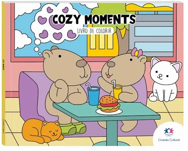 Cozy Moments - Livro de Colorir Comfy&Cozy