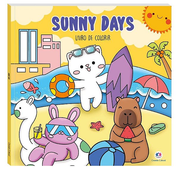 Sunny Days - Livro de Colorir Comfy&Cozy