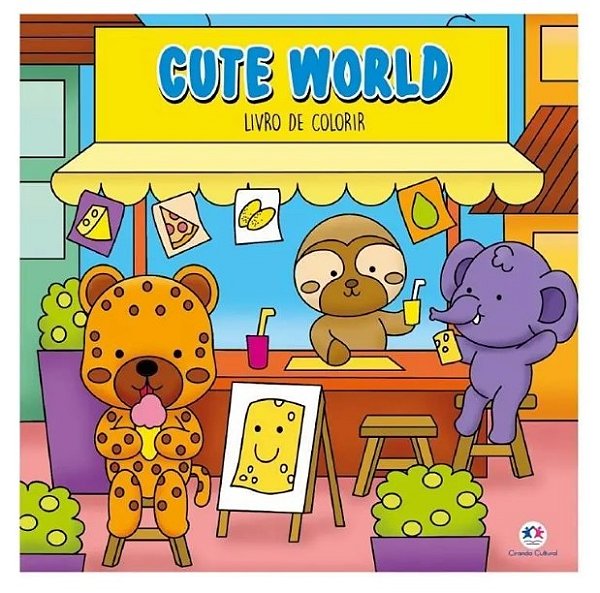 Cute World - Livro de Colorir Comfy&Cozy