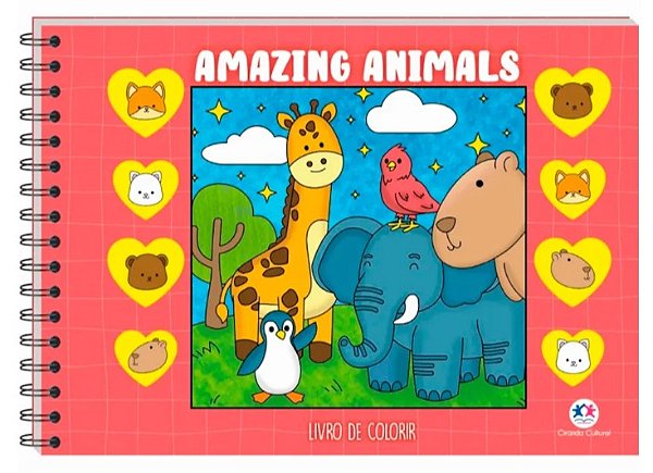 Amazing Animals - Livro de Colorir Comfy&Cozy
