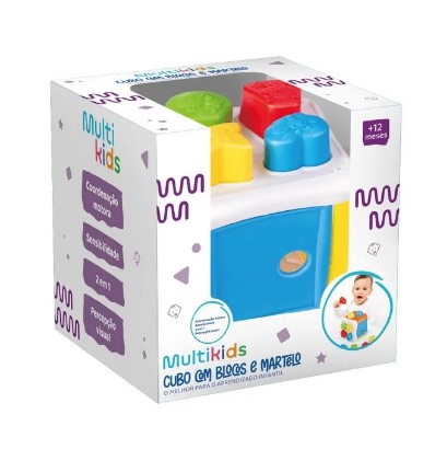 Cubo com Blocos e Martelo