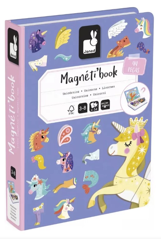 Livro Magnético Unicórnio