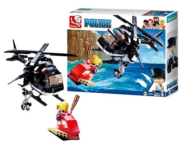 Cubic Helicóptero de Combate 221 Peças