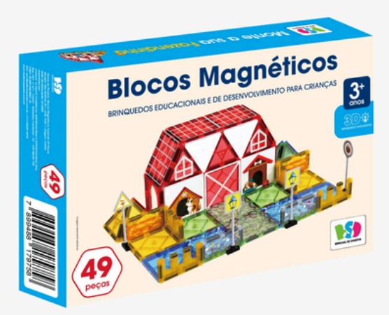Blocos Magneticos Fazenda 49 Pecas