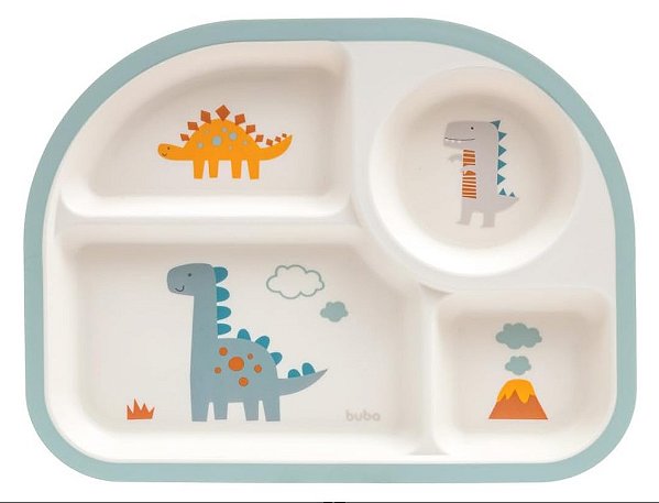 Prato com Divisórias Magic Dino