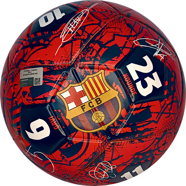 Bola de Futebol PVC/PU Número 5 Assinaturas New Barcelona