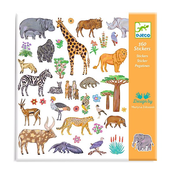 160 Adesivos - Quênia