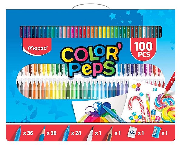 Superkit de Coloração Color’Peps - 100 Peças
