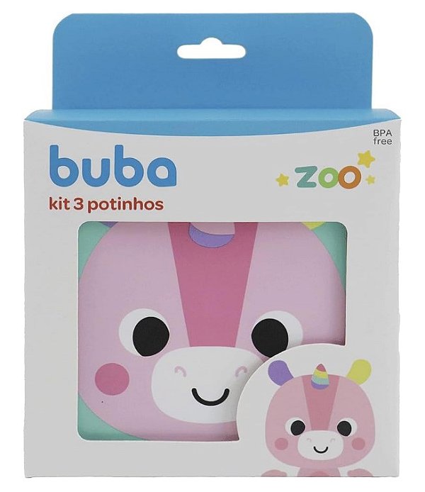 Kit 3 Potinhos Magic Unicórnio