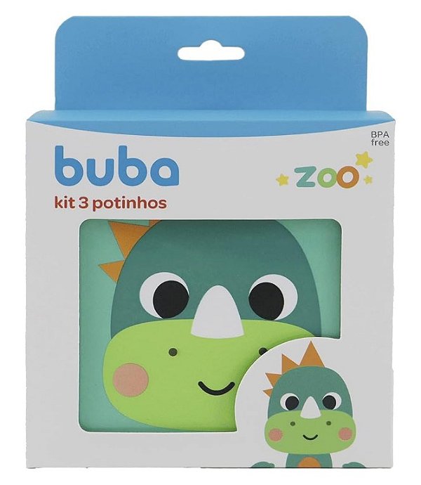 Kit 3 Potinhos Magic Dino