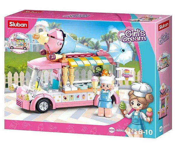 Cubic Meninas Sorveteria 145 Peças