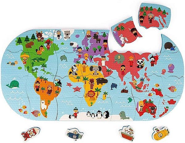 Mapa dos Exploradores do Banheiro 28 Peças