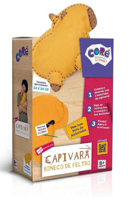 Capivara - Boneco de Feltro