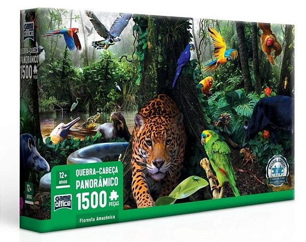 Quebra-Cabeça 1500 Peças - Floresta Amazônica