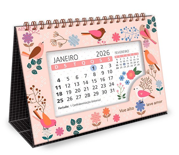 Calendario de mesa Leve Amor