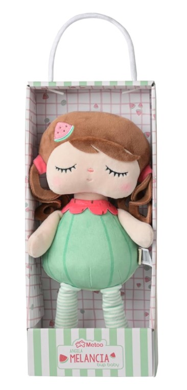Boneca com Caixa Metoo Angela Frutas Melancia 33cm