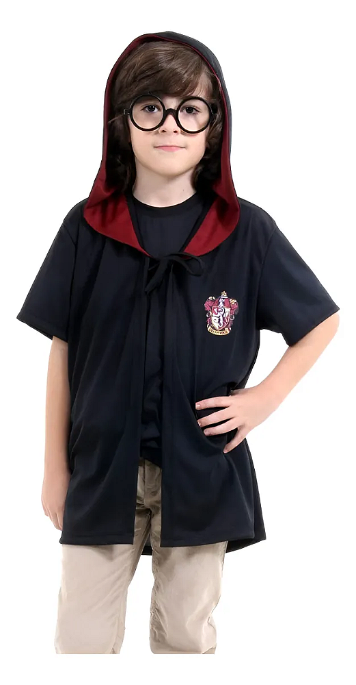 Fantasia Infantil Bruxo Magico Verão - Harry Potter