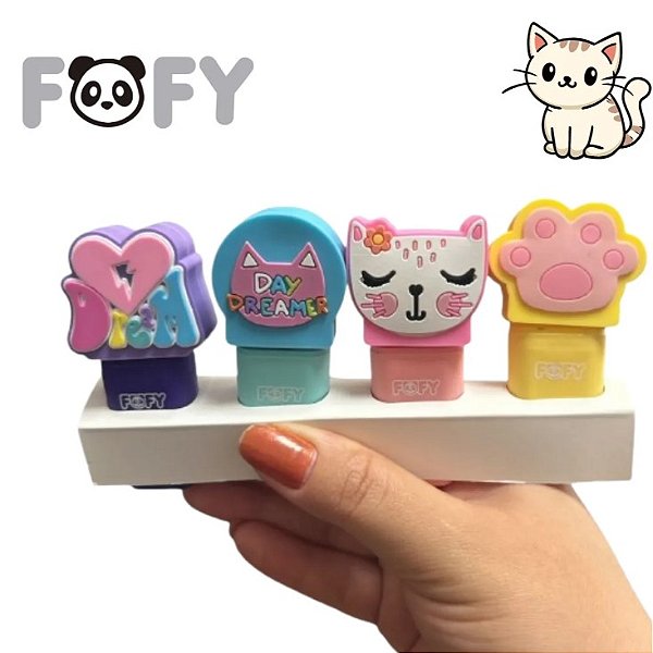 Marca Texto My Cat 4 Cores FF1006